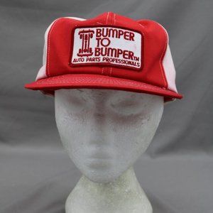 Vintage Patched Hat - Bumper to Bumper Tri Colour Panel - Adult Snapback